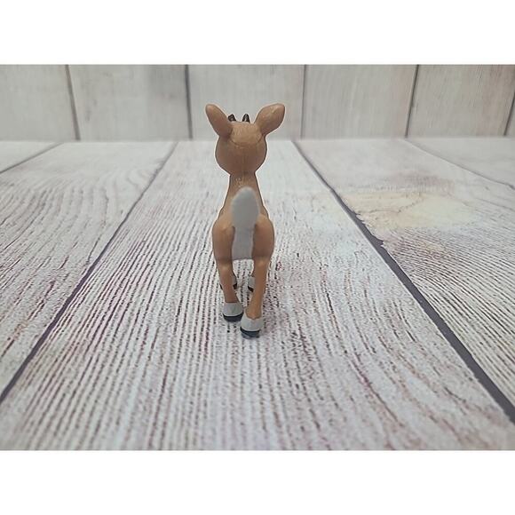 Character Arts Rudolph The Red Nosed Reindeer Figure Plastic PVC Cake Topper 2" - Picture 3 of 5